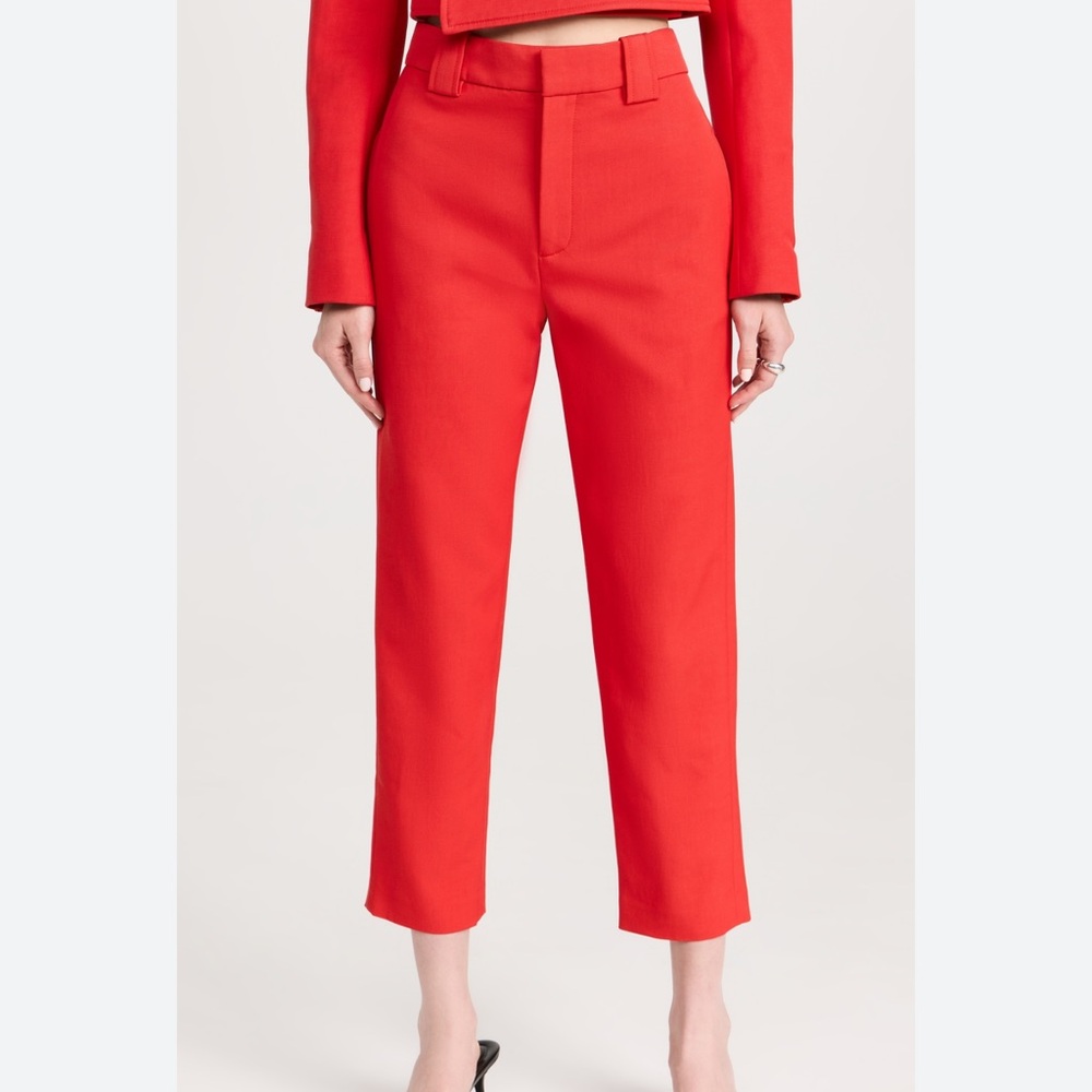 A.L.C. Vibrant Red Ankle Pants